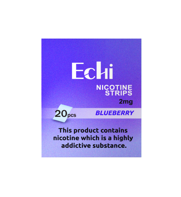 Echi Blueberry Nicotine Strips 2mg