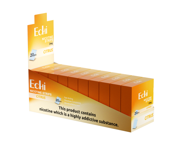 Echi Citrus Nicotine Strips 2mg - Image 4