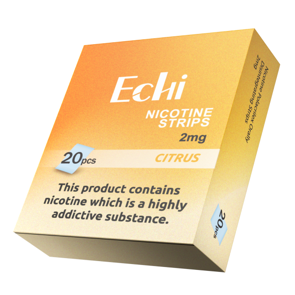 Echi Citrus Nicotine Strips 2mg - Image 3