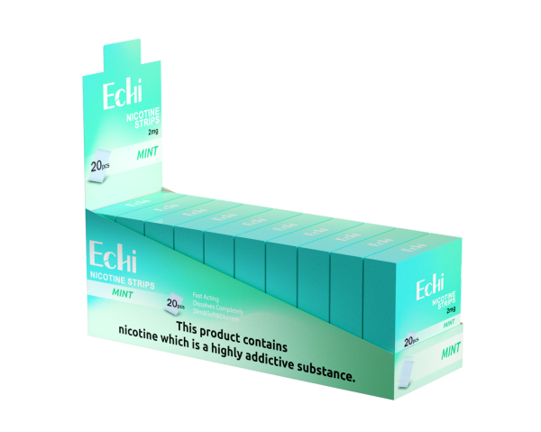 Echi Mint Nicotine Strips 2mg - Image 2