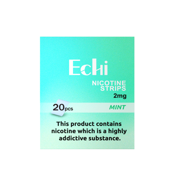 Echi Mint Nicotine Strips 2mg