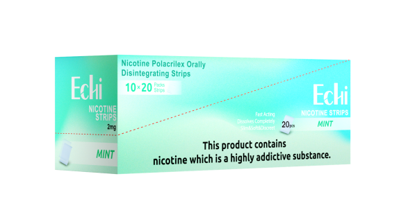 Echi Mint Nicotine Strips 2mg - Image 4