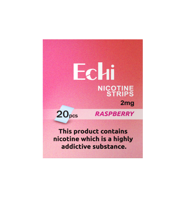 Echi Raspberry Nicotine Strips 2mg